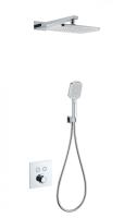 Душевая система с термостатом встраиваемая WONZON & WOGHAND, хром (WW-D2017-B-CR)