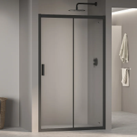 Душевая дверь в нишу RGW Passage PA-016 B 120 см, профиль черный, стекло матовое