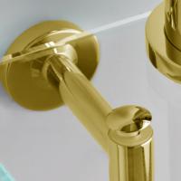 Держатель для стеклянной полки Bertocci Cinquecento 110 0540 0000 1шт., цвет: золото