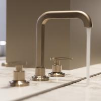 Смеситель для раковины Fima Carlo Frattini Park Lane F1301HL излив 15см., донный клапан click-clack, цвет: шампань