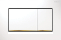 Кнопка для инсталяции Geberit Sigma 30 115.883.KK.1 белый / цвет золото