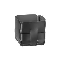 Корзинка Colombo Design Adj Mini Bottega BADJ1013-0103 12x12хh13 см, черный|серый