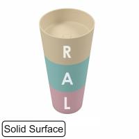 Раковина Whitecross Air 0738.040040.2XXXX напольная, из искусственного камня, Ø40.5 см, по RAL