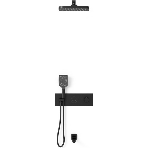 душевой комплект 315х210 мм vincea vsfw-432t1mb
