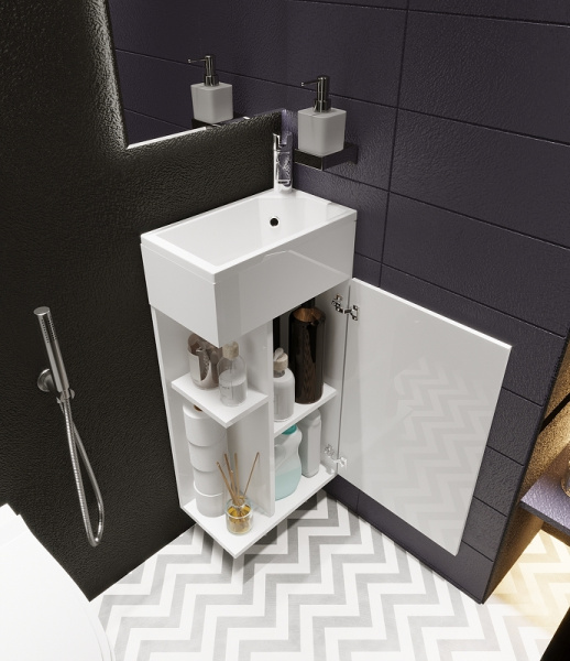 тумба с раковиной 1marka laura 40п r у85924 подвесная белый глянец тумба с раковиной 1marka laura 40п r у85924 подвесная белый глянец