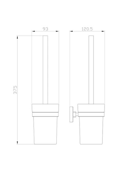 Ёршик для унитаза Wonzon & Woghand Roma WW-7229 настенный, бронза Ёршик для унитаза Wonzon & Woghand Roma WW-7229 настенный, бронза