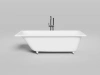 Ванна из искусственного камня Salini Orlando 170х70х60 S-Stone 102021M белый матовый