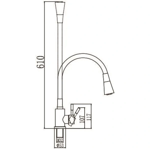 смеситель для кухни savol s-3002lm12