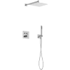Душевой комплект Sancos Linn SC9022CH 250 мм, с термостатом, хром