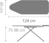 гладильная доска brabantia c 126123 124х45 конфетти