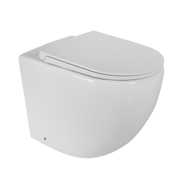 унитаз приставной belbagno sfera-r bb2141cbr без сиденья