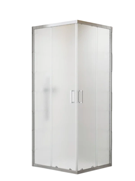 душевой уголок rgw classic cl-36 профиль хром, стекло рифленое