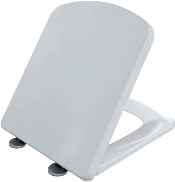 сиденье для унитаза allen brau 4.33006.20 liberty soft-close, дюропласт, белый