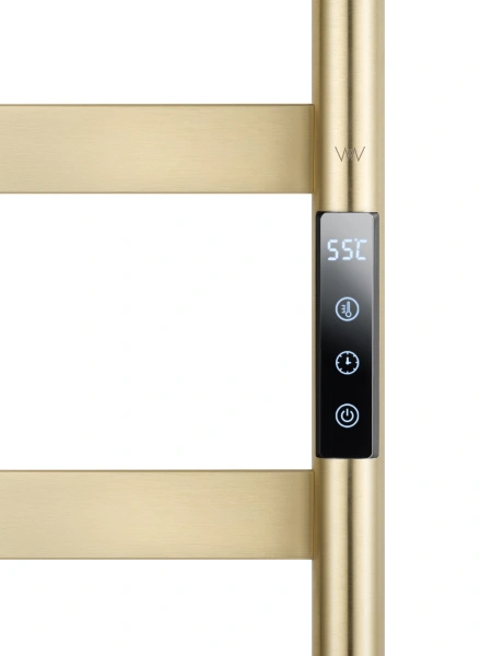 полотенцесушитель электрический напольный wonzon & woghand bremen, брашированное золото (ww-a207-bg)