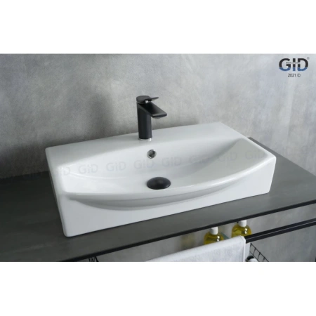 раковина подвесная 60 см ceramalux 78014d белая