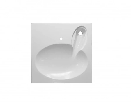 раковина эстет lea фр-00001624 над стиральной машиной, 60х60 см