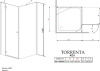 душевой уголок radaway torrenta kdj 120 l×90 прозрачное