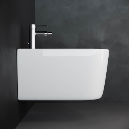 биде ceramicanova new day cn3006 подвесное, белое