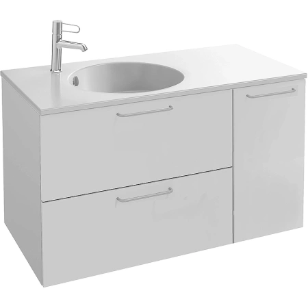 Тумба под раковину Jacob Delafon Odeon Rive Gauche 100 EB2544-R5-N18 подвесная, белая 344512