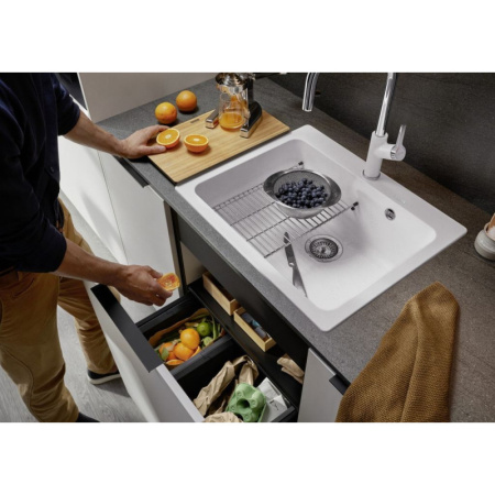 кухонная мойка blanco naya 6 черный 525941