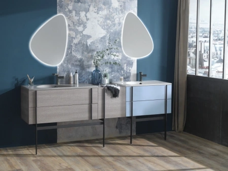 раковина jacob delafon nouvelle vague 81 exar112-z-mg2 серая матовая