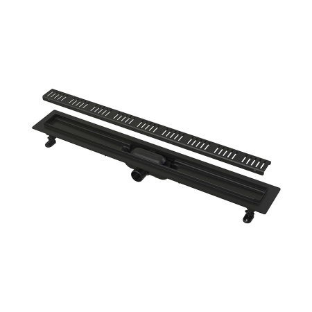 Душевой лоток AlcaPlast APZ10BLACK 950 с решеткой и опорами