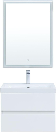 мебель для ванной aquanet беркли 60 белый глянец (2 ящика) мебель для ванной aquanet беркли 60 белый глянец (2 ящика)