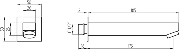 излив migliore kvant 18764 для ванны