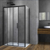 Душевой уголок 120х90 см Vincea Soft VSR-3SO9012CLB прозрачное