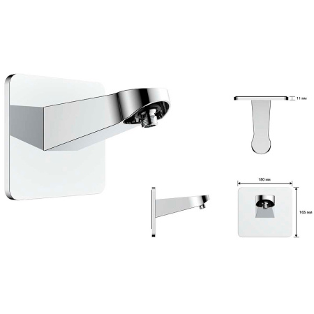 душевая система vincea inspire vsfw-3i22mt3rmb с термостатом черная матовая