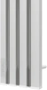 полотенцесушитель point пиано pn19722wc электрический, 15x120 см, белый|хром