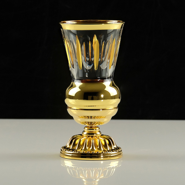 Стакан для зубных щеток Migliore Luxor 26124 цвет золото