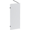 Душевая стенка Am.Pm X-Joy W94WI-80-F1-BTE, 80 см, со свободным входом, профиль черный матовый, стекло прозрачное