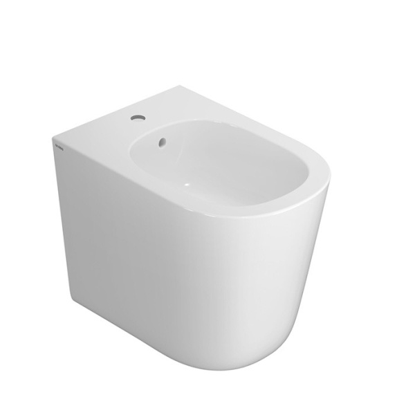 Биде напольное Globo Lalita LT009BI 36х54 см, белый глянцевый