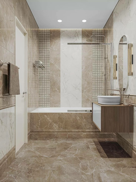Керамическая плитка Kerama Marazzi Серенада белый глянцевый обрезной 11222R настенная 30х60 см