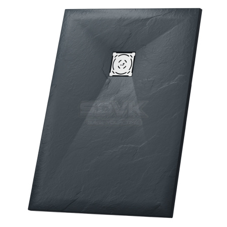Душевой поддон из искусственного камня RGW STT ST-0138G 80x130x2,5 серый