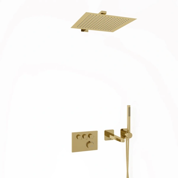 комплект wasserkraft sauer 7100 a8458.182.200.186.195.202.176 thermo встраиваемый, для ванны, золото