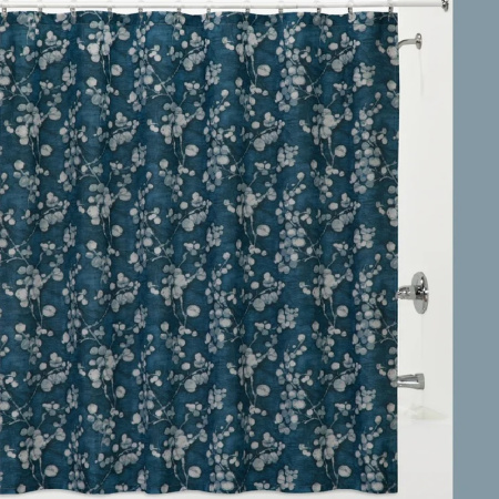 Штора для ванной Creative Bath Indigo Blossoms S1271BLU