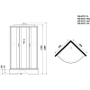 душевая кабина niagara classic 90x90 ng-6701-14p без гидромассажа