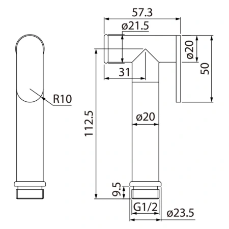 гигиенический душ iddis 020bblgi20 черный