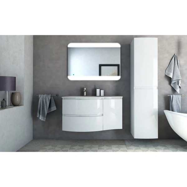 подвесной шкаф cezares vague 34 r 44222 bianco lucido