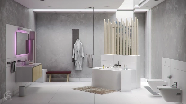 ванна из искусственного камня salini giada 100911g/m, 165х80 см, из материала sapirit, глянцевая или матовая белая