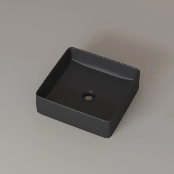 раковина-чаша iddis slide 36см sligm01i27 серая матовая