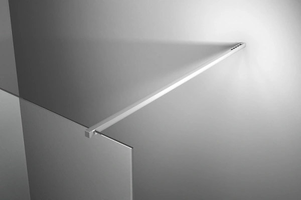 душевая перегородка jacob delafon contra 120 e22wp120-ga профиль хром, стекло прозрачное