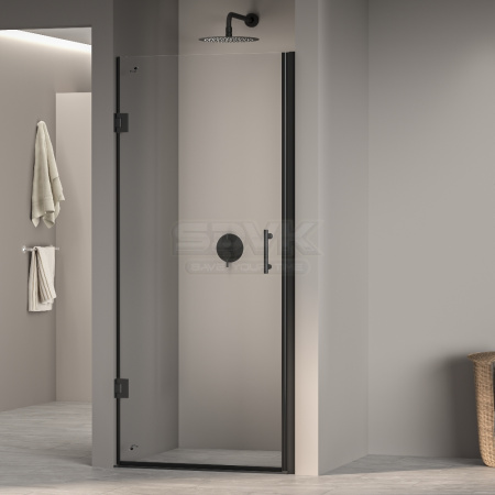 Душевая дверь RGW Passage PA-06B 41080607-14 70х195 см профиль черный, стекло прозрачное