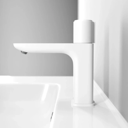 смеситель для раковины iddis slide sliwtbti01 белый