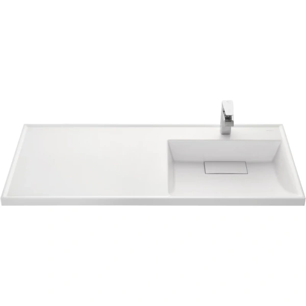 раковина акватон лондри 1a72243klh010 над стиральной машиной, 120x50 см, белая