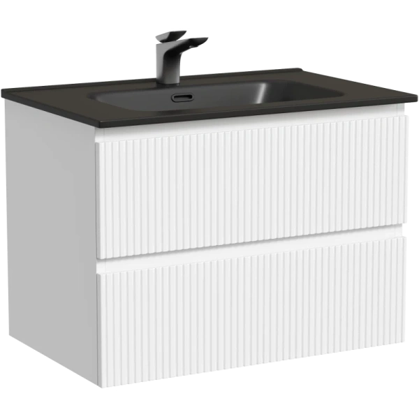 тумба под раковину sancos snob t snt70w 69 см, подвесная, белый матовый