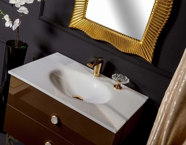 смеситель для раковины boheme venturo 381 золото