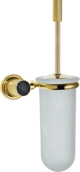 Ёршик для унитаза Boheme Royal Cristal 10933-G-B золото